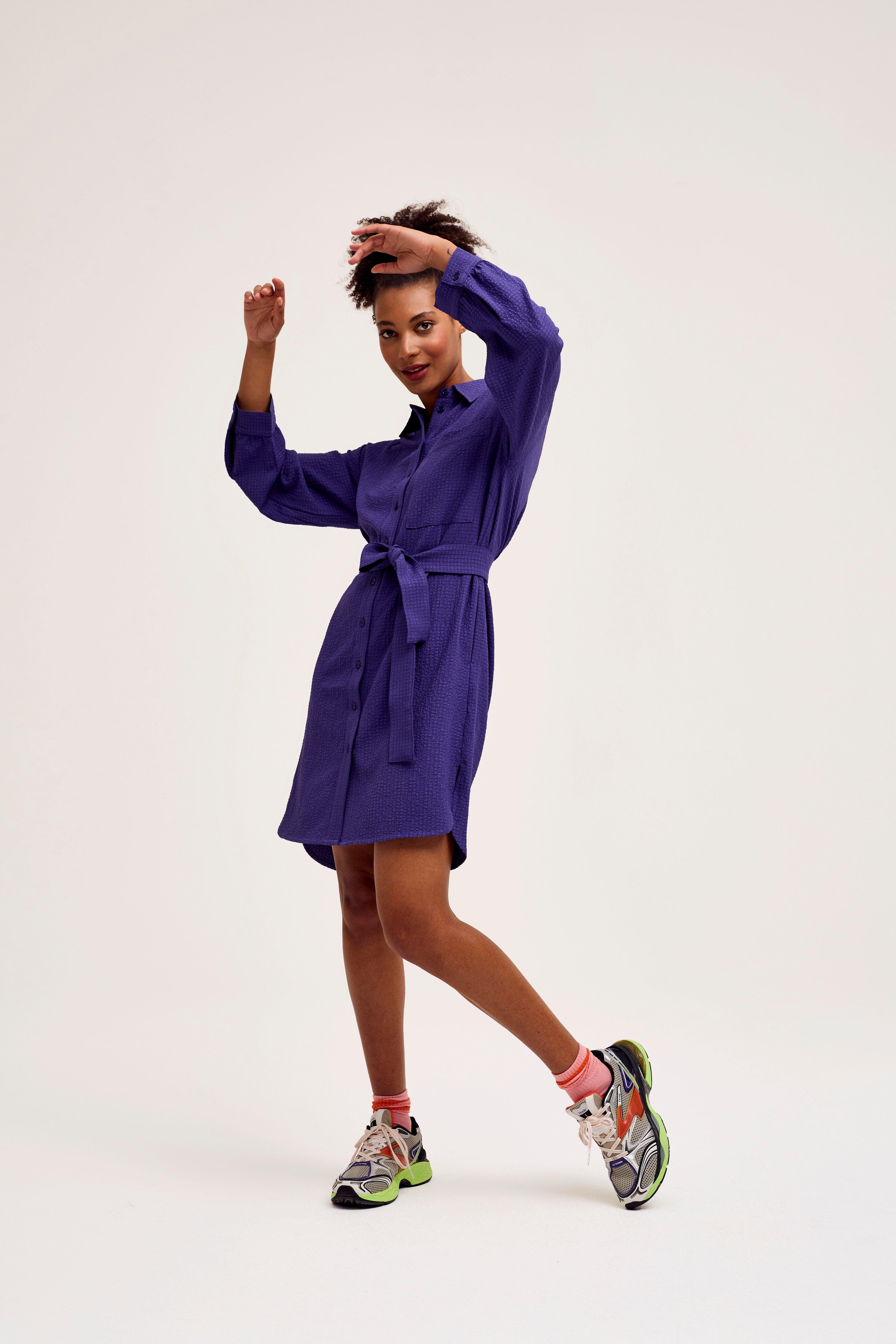 DRIVEN robe courte violet CKS Fashion